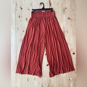 Earthbound Trading Co Women's Boho Hippie Gypsy Ethnic Pants Sz M Rust-copper